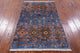 Hand Knotted Persian Gabbeh Tribal Wool Rug 2' 9" X 4' 4" Q10073