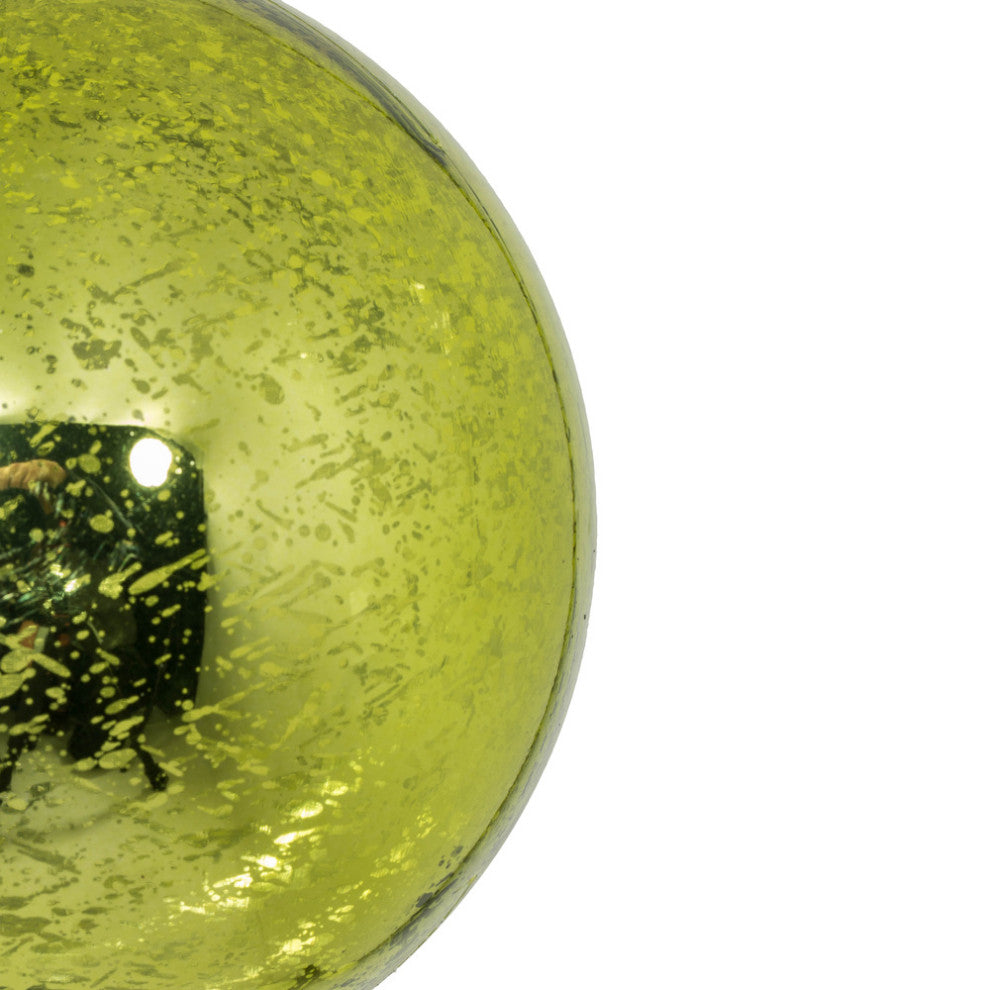 Vickerman Shiny Mercury Ball, Lime, 6"