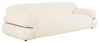 Leyla Cream Boucle Sofa Cream