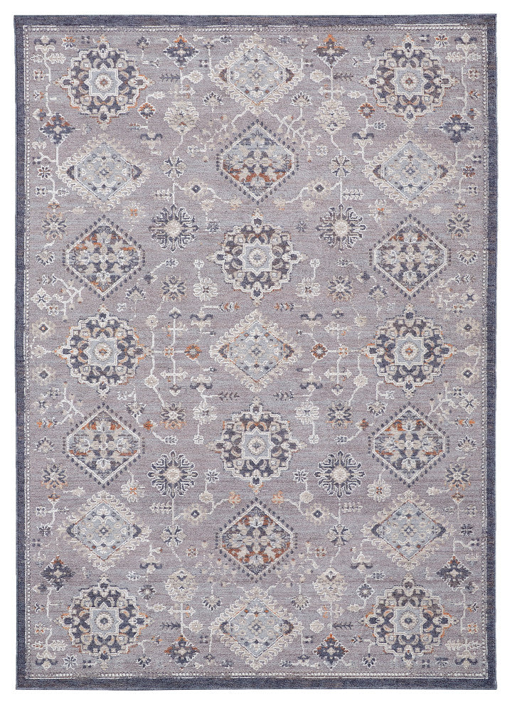 Weave & Wander Edwardo Rug, Gray/Charcoal Gray, 1'-8" X 2'-10" Rug