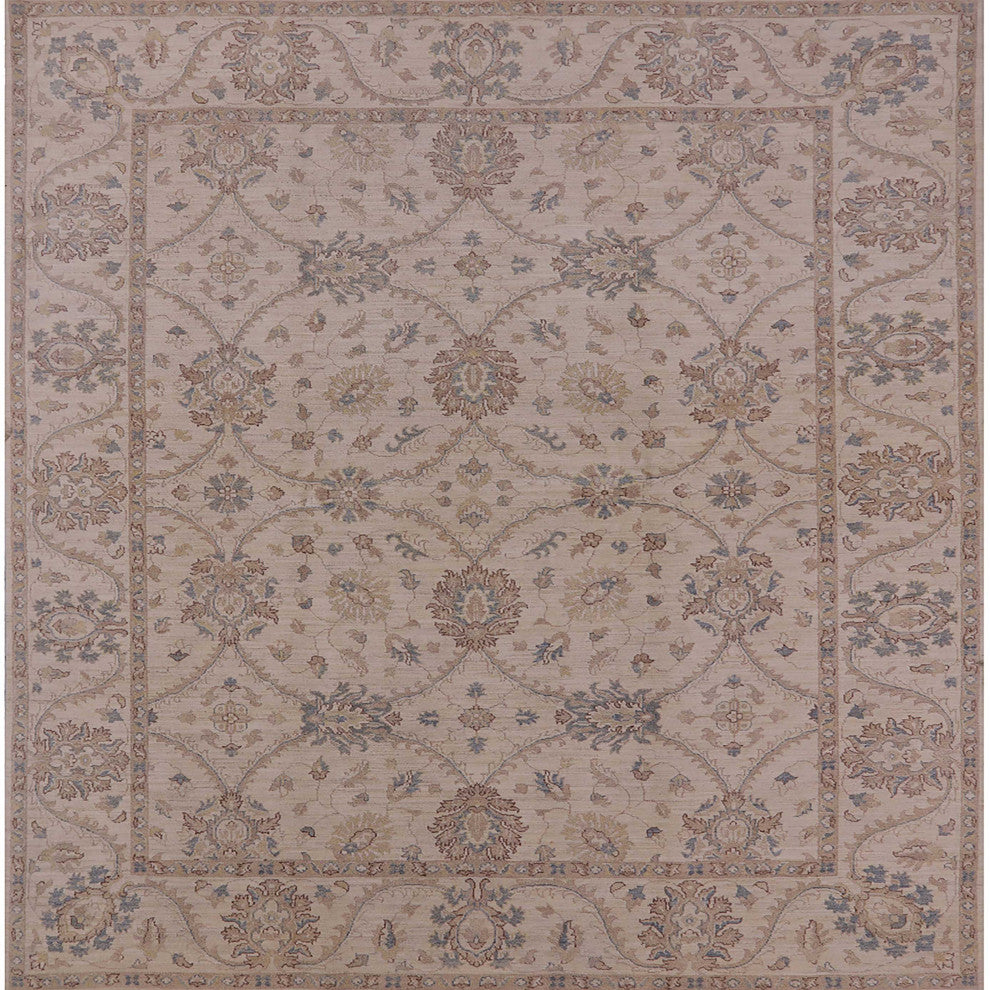 Ahgly Company Indoor Square Mid-Century Modern Area Rugs, 7' Square