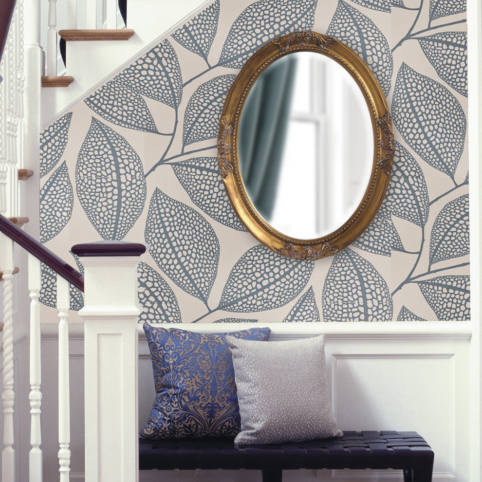 Howard Elliott Queen Ann Mirror, Antique Gold