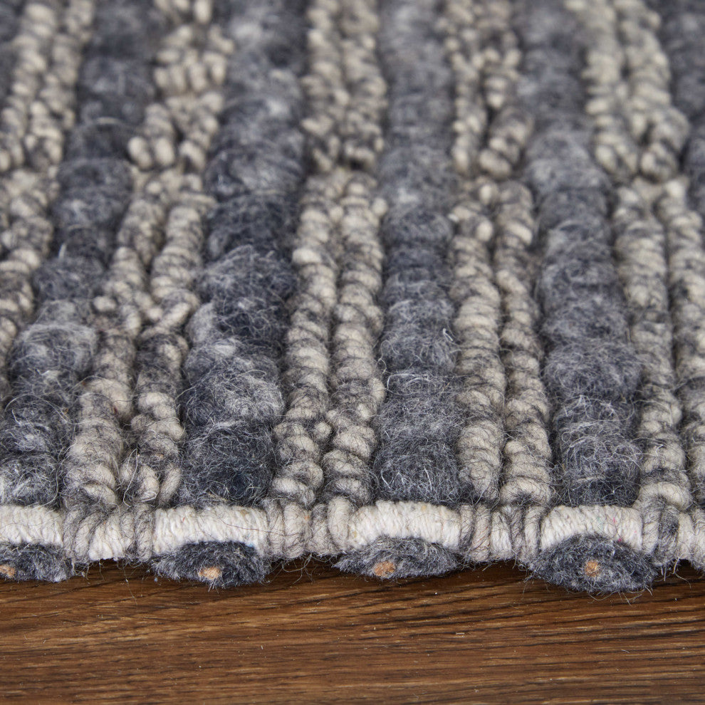 Herrick T8021 Modern/Casual Area Rug, Gray, 8'x10'