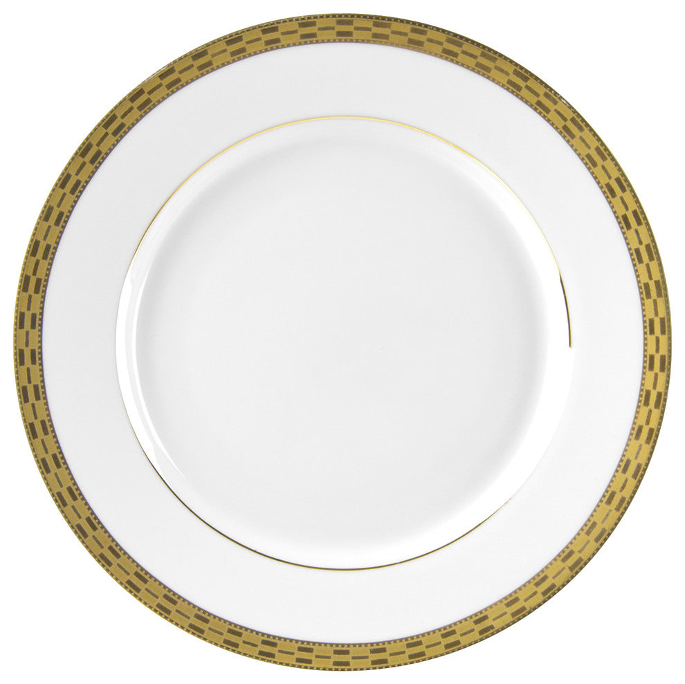 Athens Salad and Dessert Plates, Set of 6, Gold