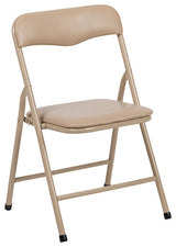 Kids Colorful 5 Piece Folding Table and Chair Set, Tan