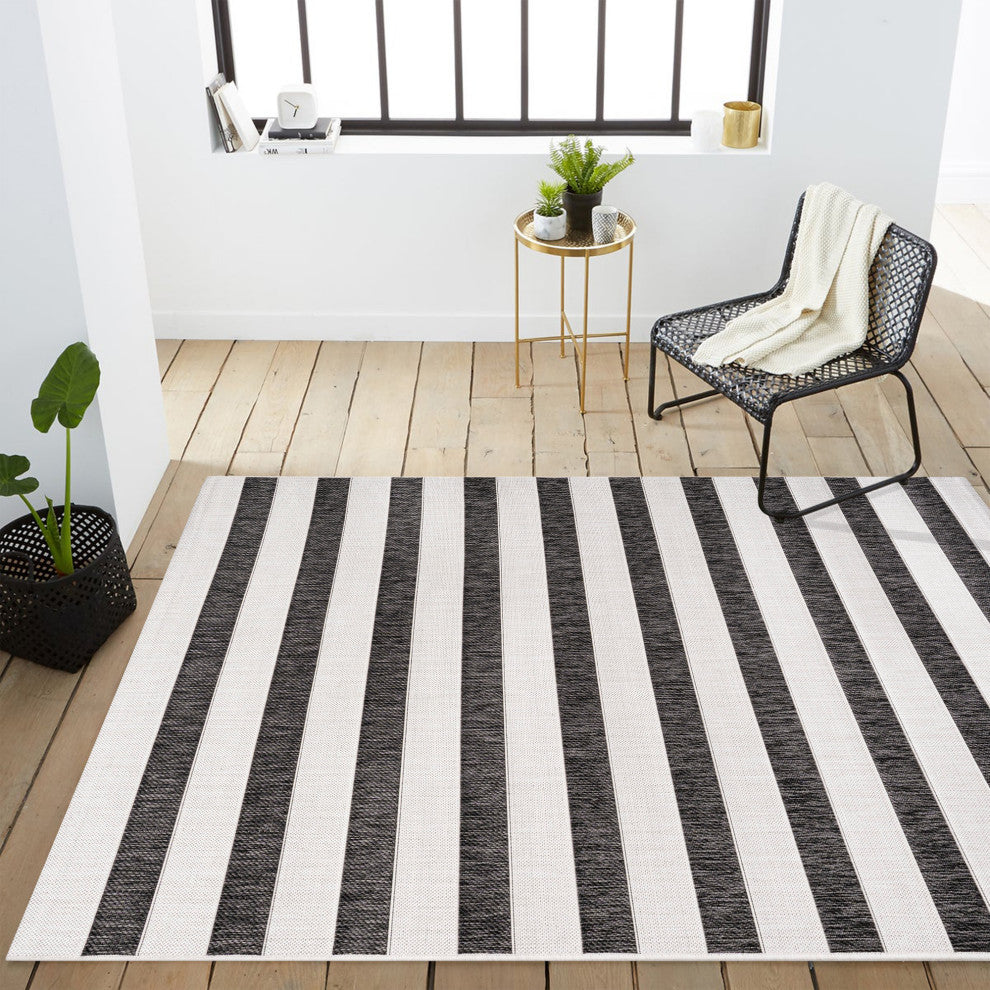 Aveiro Wide Stripe Indoor/Outdoor Area Rug