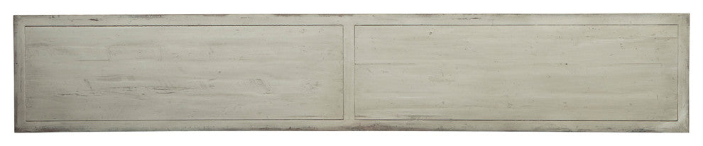 Bismark 114" Wide Oak Drawer Bank, White