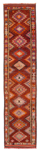 Vintage Turkish Runner Rug - 2' 11" x 12' 7" (35 in. x 151 in.)