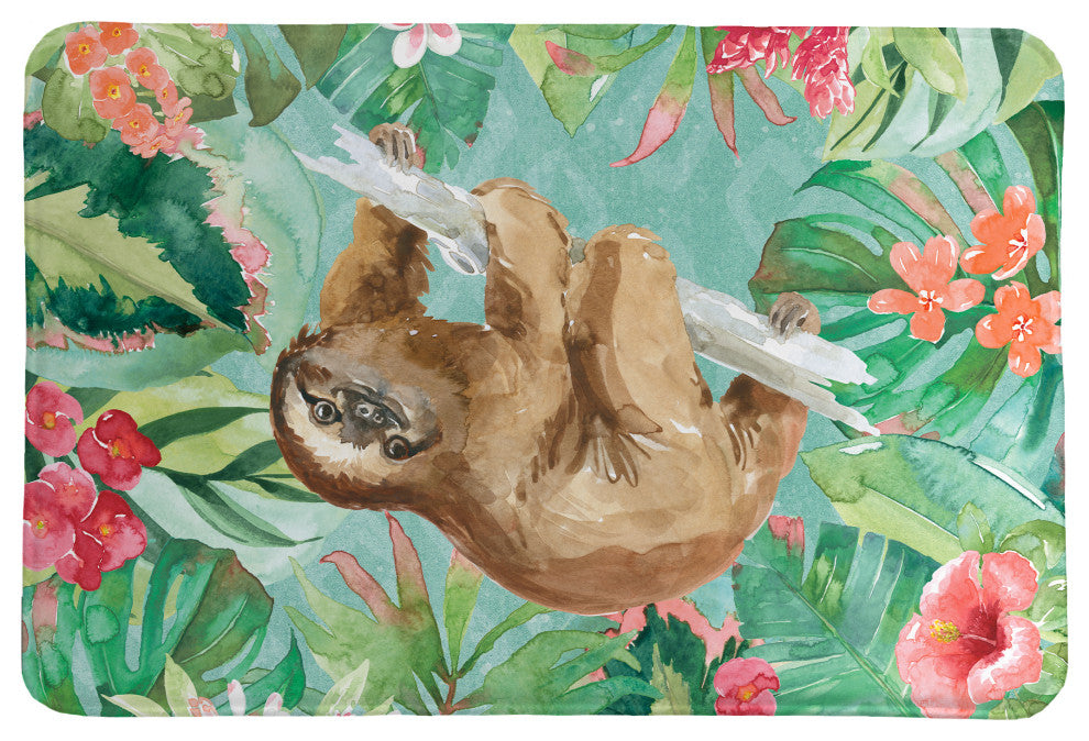 Laural Home Sloth, the Jungle Memory Foam Rug