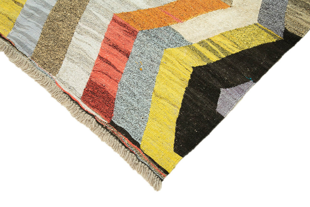 Rug N Carpet - Hand-knotted Turkish 5' 11'' x 8' 0'' Unique Wool Kilim Rug