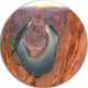 Horseshoe Bend Arizona Panorama, Landscape Disc Metal Wall Art, 36"