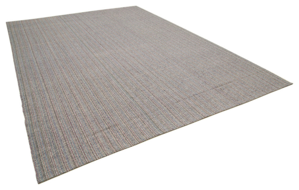 Rug N Carpet - Hand-knotted Turkish 9' 6'' x 13' 5'' Flatweave Wool Kilim Rug