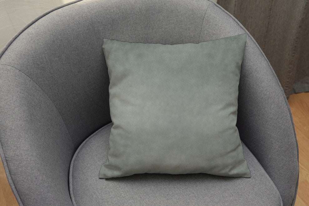 A1HC Throw Pillow Insert, Down Alternative Fill, Single, Dove Grey, 24"x24"