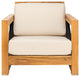 Safavieh Curacao Indoor-Outdoor Brazilian Teak Club Chair