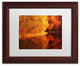 ''And the Sun Down'' Matted Framed Canvas Art by Philippe Sainte-Laudy