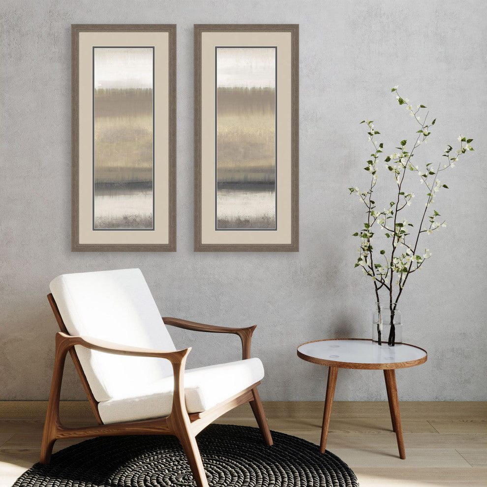 Neutral Sandbar Panel Artwork, 2-Piece Set