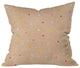Iveta Abolina Peach Taffy Outdoor Throw Pillow, Small