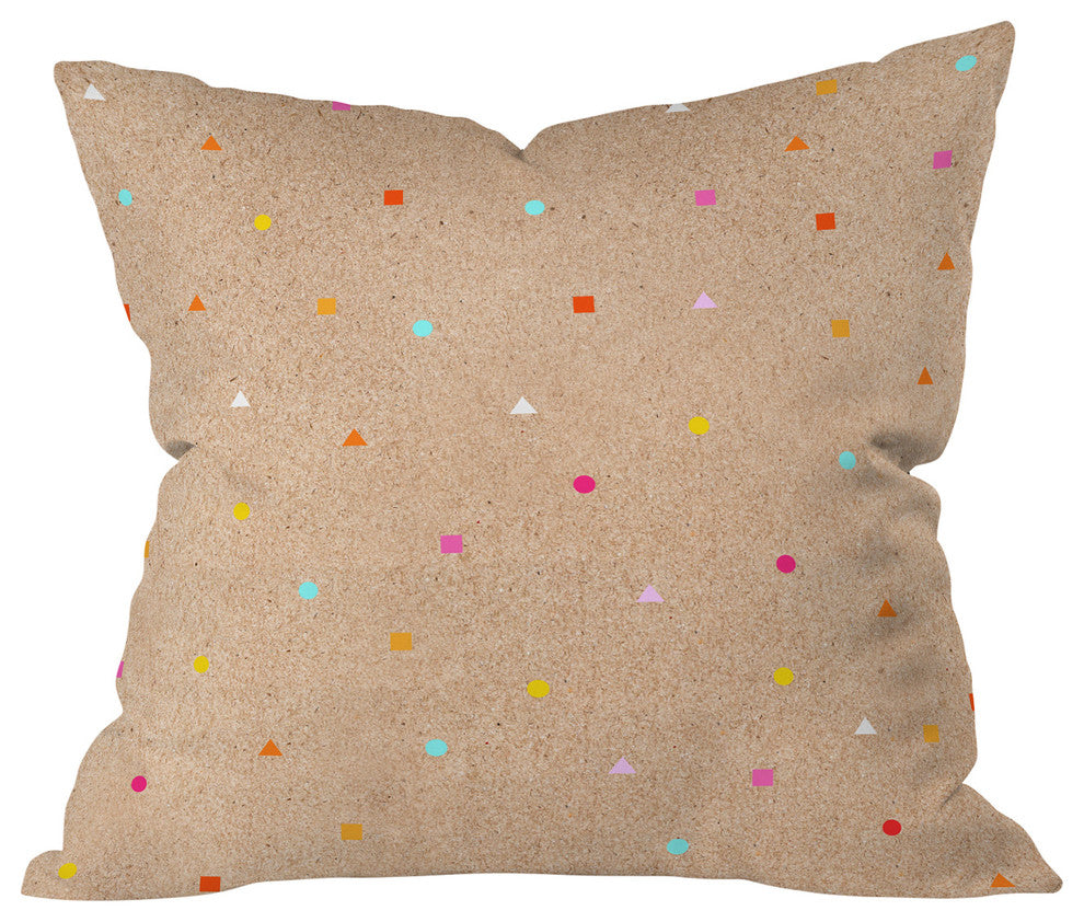 Iveta Abolina Peach Taffy Outdoor Throw Pillow, Small
