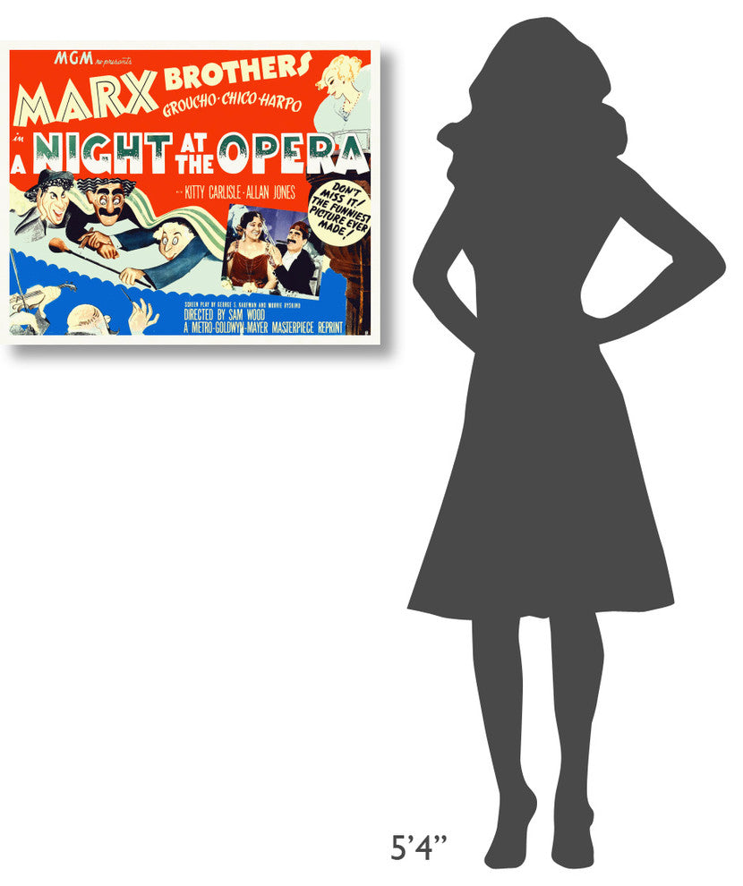 "Marx Brothers - A Night at the Opera 06" Canvas Giclee, 30"x24"