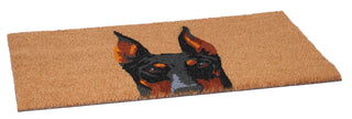 Calloway Mills Black Doberman Doormat, 24"x36"