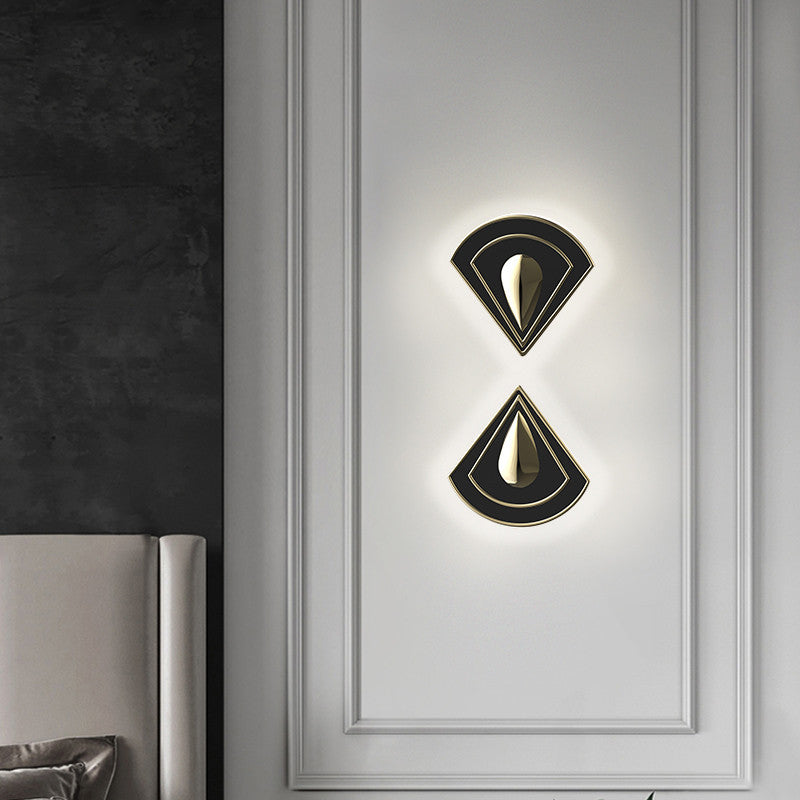 Manacor | Creative Copper LED Wall Light, 2 Heads, Warm Light