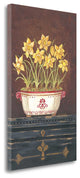 "Asian Daphodile Floral" By Jo Moulton, Giclee Print on Gallery Wrap Canvas