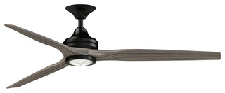 Fanimation Spitfire DC-KIT-64-LK Spitfire DC 64" 3 Blade Indoor / - Black /