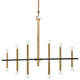 Mitzi Colette 12 Light Chandelier H296812-AGB/BK