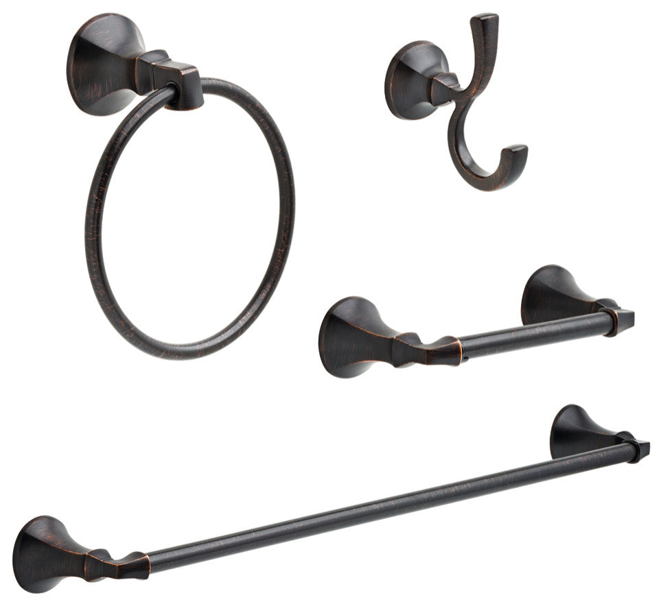 Delta Ashlyn 4-Piece Accessory Kit, Venetian Bronze