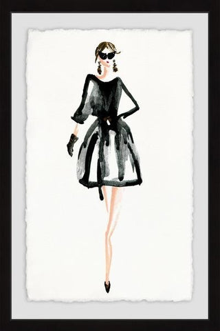 "La Moda" Framed Painting Print, 12"x18"