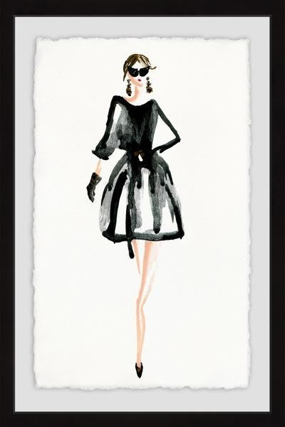 "La Moda" Framed Painting Print, 12"x18"