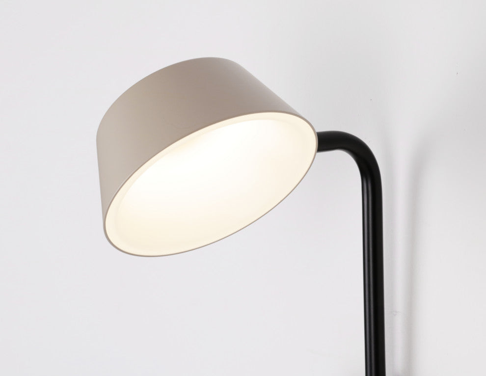 OLO Arm Wall Lamp, Black/Oatmeal