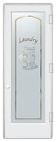 Laundry Door - Thru the Wringer - Primed - 36" x 96" - Knob on Left - Push Open