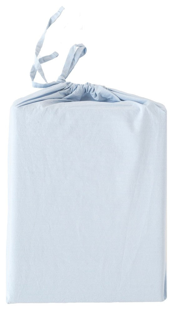 Lt Blue Solid Sheet Set, Twin