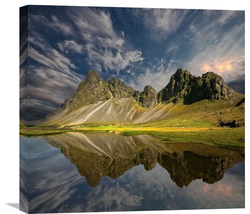 "Tranquillity" Stretched Canvas Giclee by Thorsteinn H. Ingibergsson, 22x21"