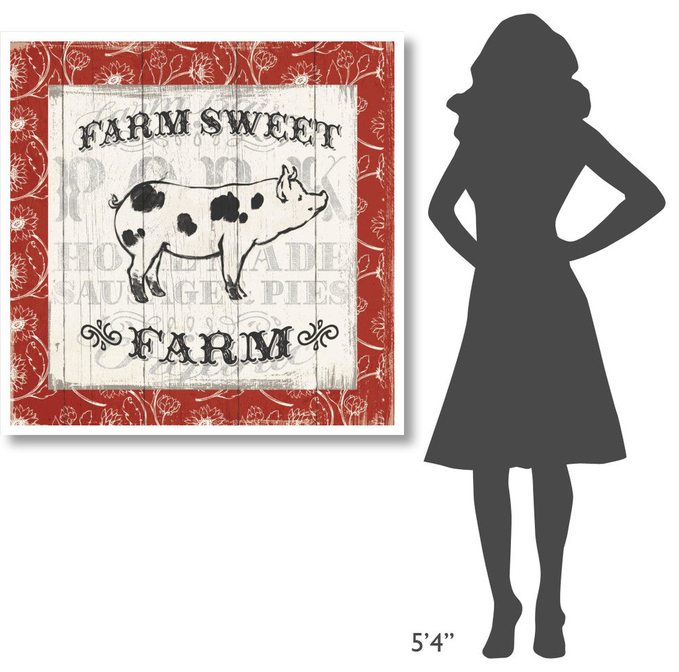 "Farmers Market I" Digital Paper Print by Janelle Penner, 42"x42"