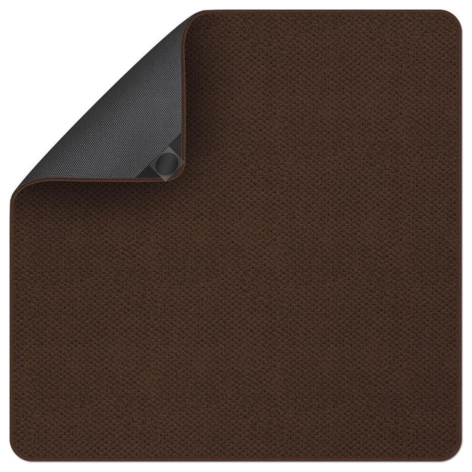 Attachable Rug for Stair Landings, Chocolate Brown, 2'x3'