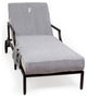 Personalized Standard Size Chaise Lounge Cover With Side Pockets, F