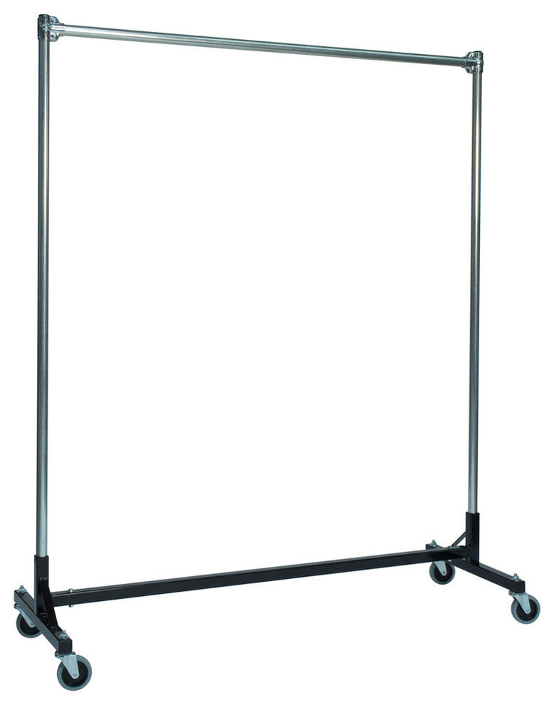 H-Rack - Heavy Duty Single Rail w/ 60" Uprights Black