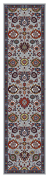 Antiquity Newent Runner, Navy, 2'6" x 10', Persian