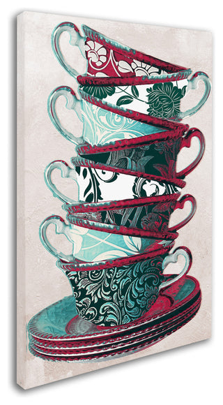 Color Bakery 'Afternoon Tea II' Canvas Art, 12"x19"