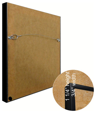 Ancient Greece Old Vivid Sepia Map Print On Canvas With Black Frame, 16" X 21"