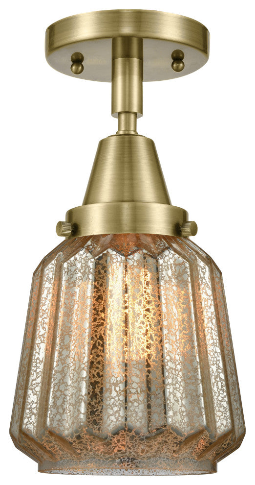 Innovations Lighting 447-1C-AB-G146 Chatham 1 Light 6" Flush Mount