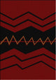War Path Rug, Red, 3'x4', Scatter