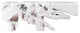 Freeform Console Table, White, Large