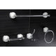 Kingston Brass 4-Piece Bathroom Accessory Set, Polished Chrome
