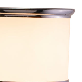 Carlisle Vanity Light, Chrome, White Frosted Opal Glass, 3-Light