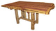 Red Cedar Log Trestle Dining Table, 36" X 72"