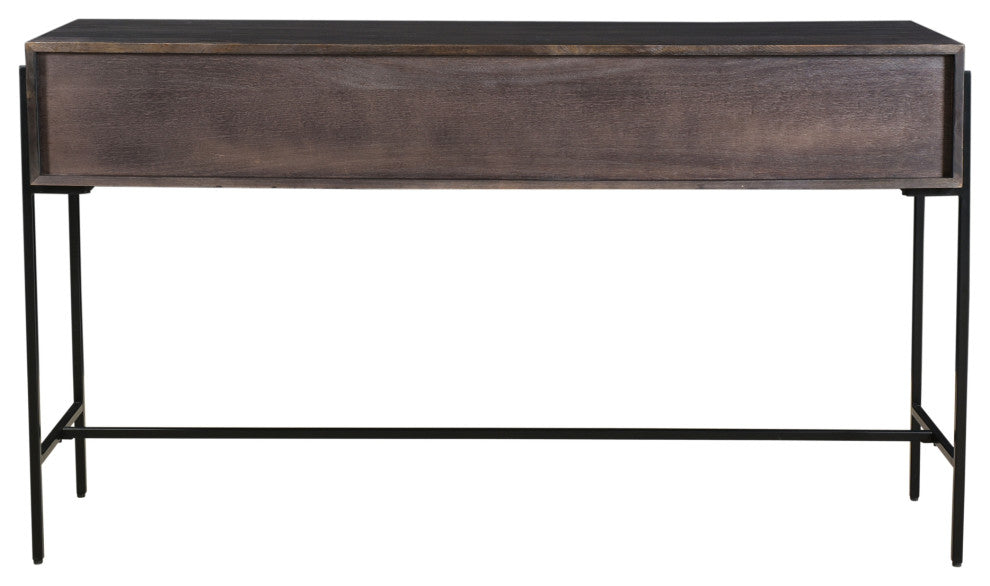 Modern Tobin Console Table - Brown