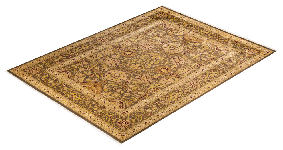Mogul, One-of-a-Kind Hand-Knotted Area Rug Brown, 9' 0" x 12' 2"